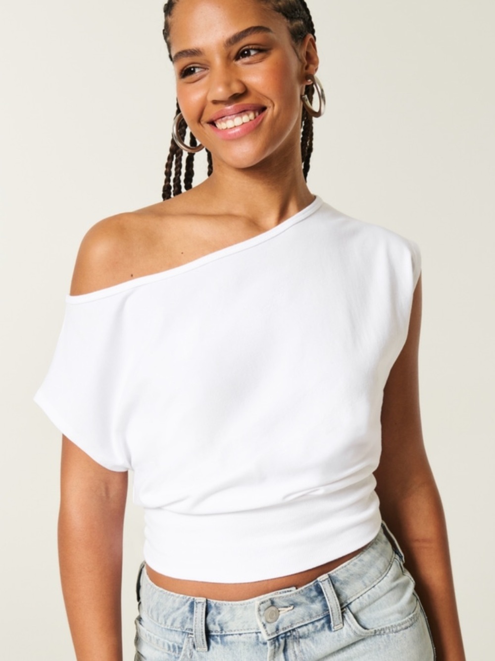 Off the shoulder banded top